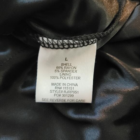 Romeo and Juliet‎ Couture Purple and Black Long Sleeve Tiered Ruffle Dress Large - Picture 6 of 6